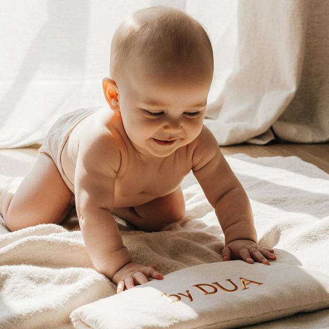 Mama mit Baby und Silikon-Beißring von by DUA Babyartikel und Babyprodukte, Silikon Artikel für Babys